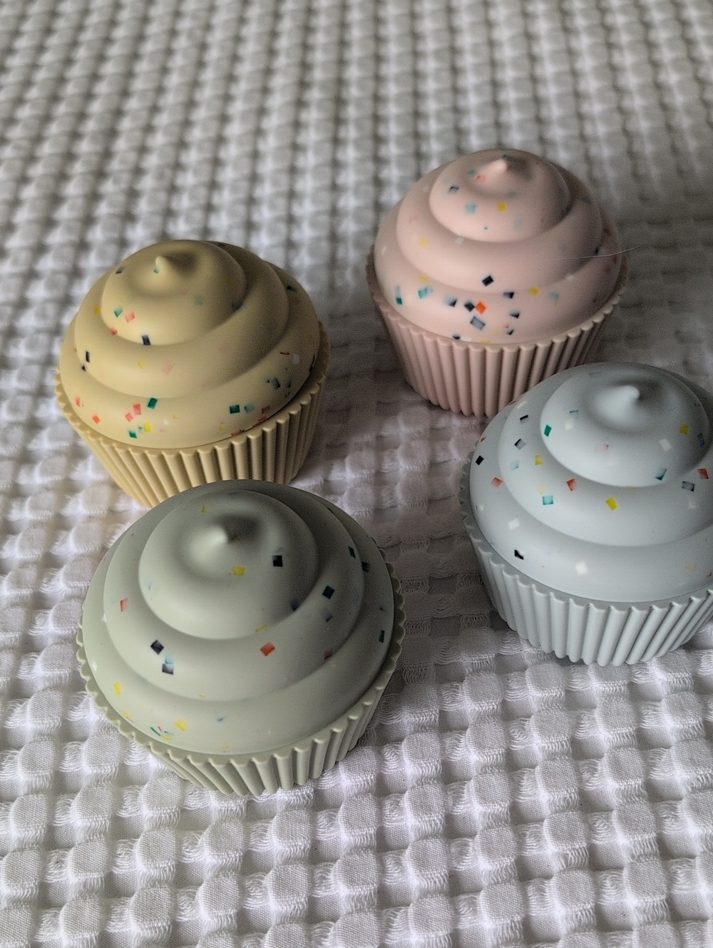 Mushie Silicone Cupcake Toys